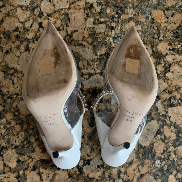 Jimmy Choo Bing 100 Embellished PVC shoes - Picture 10 of 10